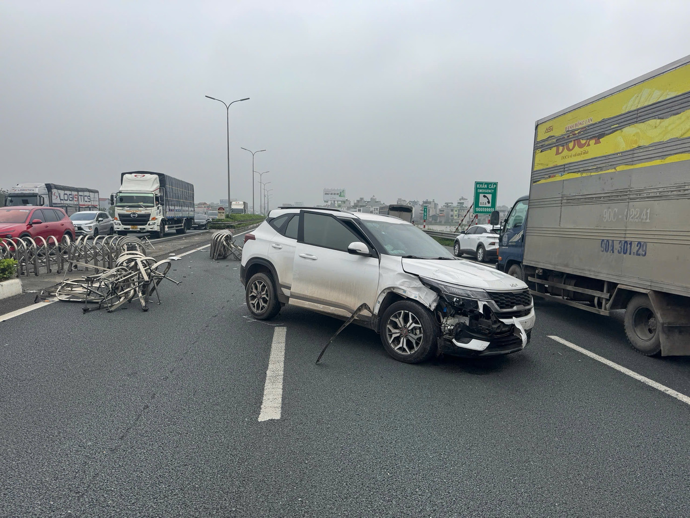 Hiện trường vụ tai nạn