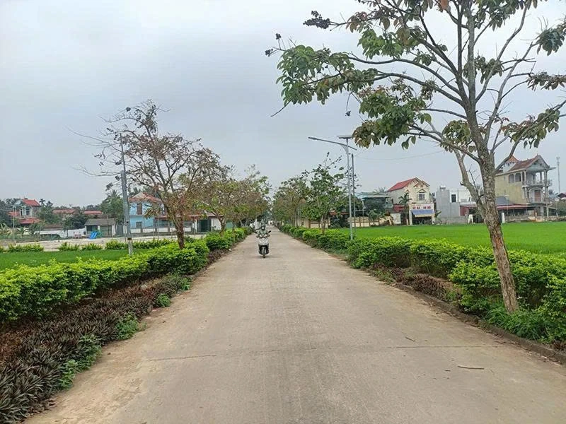 Đường vào thôn Vinh Quang, xã Xuân Lập.