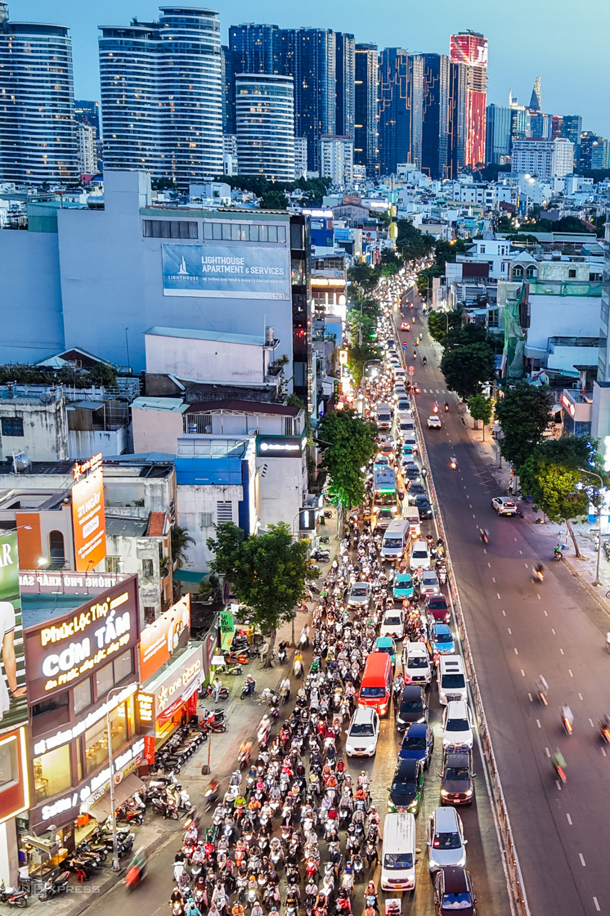 Tình hình giao thông ngã tư Hàng Xanh trước khi cải tạo