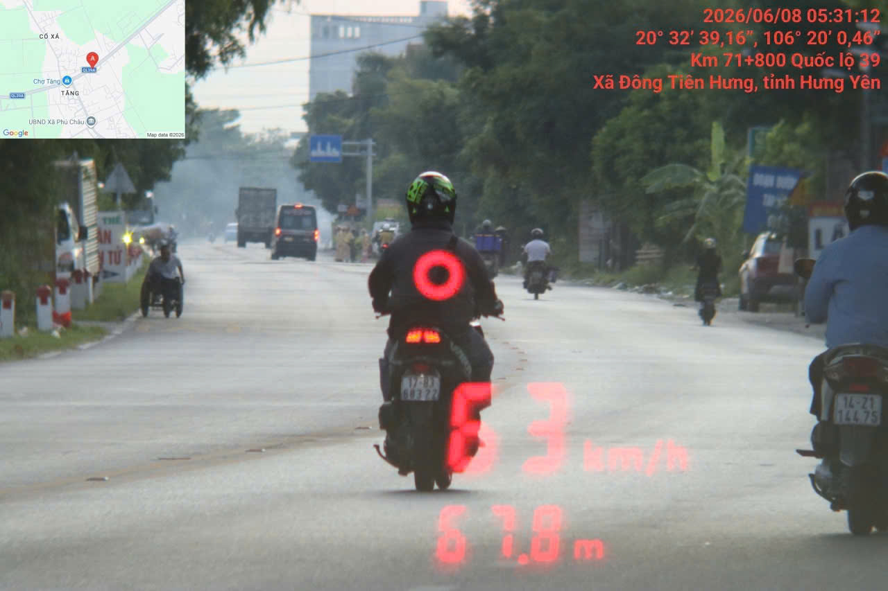 Công an tỉnh Hưng Yên công bố 164 xe vi phạm giao thông từ 20/4 đến 26/4/2026