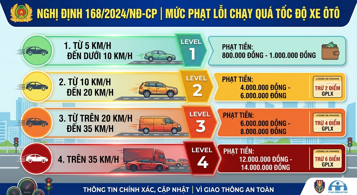 Danh sách 831 xe ô tô cần nộp phạt nguội tại Bắc Ninh từ 25/5 đến 31/5/2026