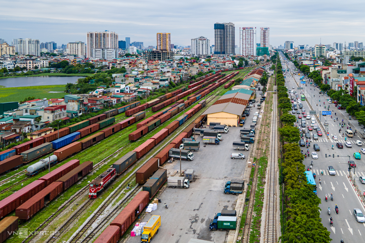 Tình hình đường sắt ga Hà Nội - Ngọc Hồi trước khi di dời
